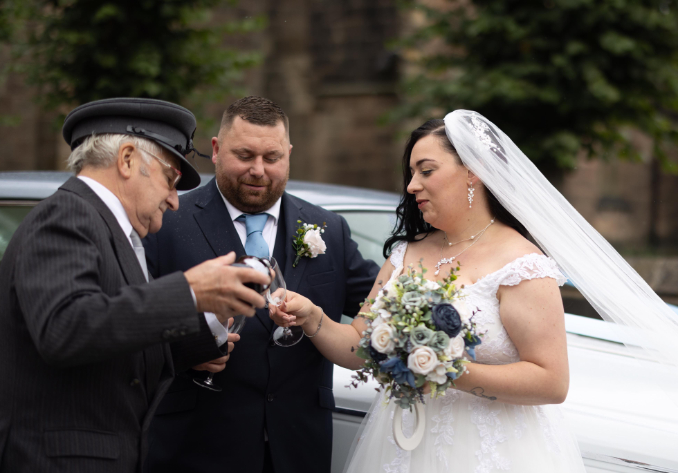 wedding car hire pinxton